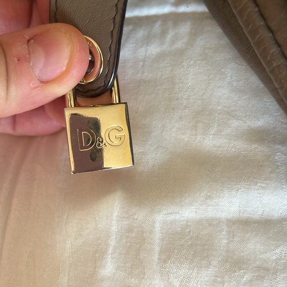 D&G Borsa A Mano Vitello Handbag Authentic - Picture 10 of 16